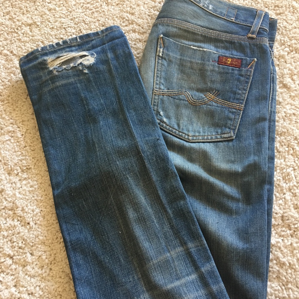 Seven 7 for all mankind jeans slimmy blue size 30